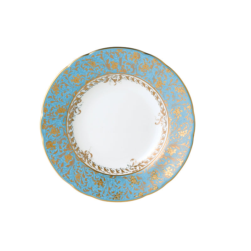 Eden Turquoise Rim Soup Plate