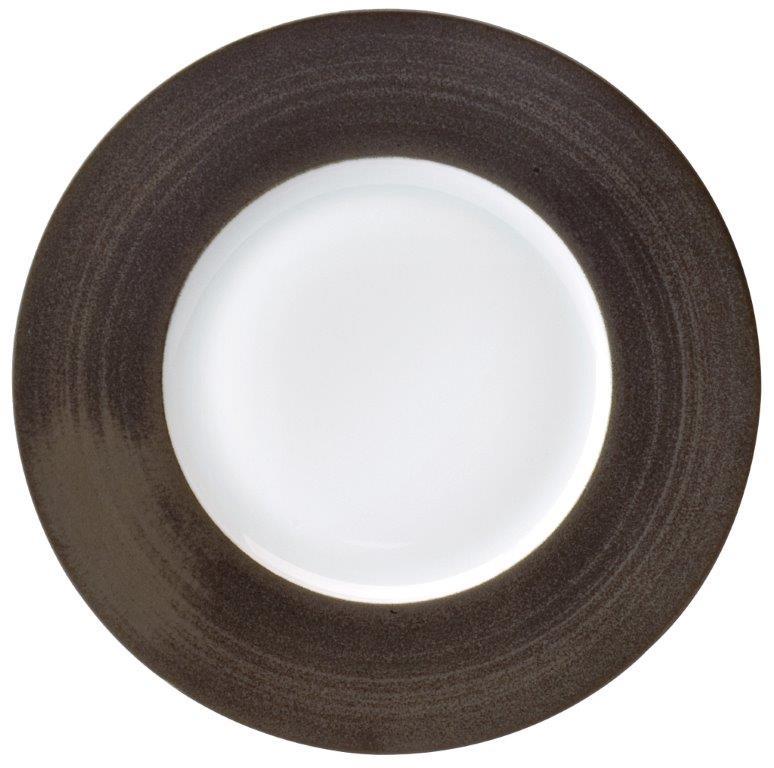 Galileum Graphite Large Rim Dinner Plate