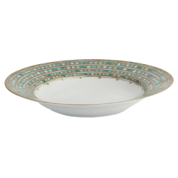 Syracuse Turquoise Soup Plate