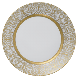Farahnaz White Dinner Plate