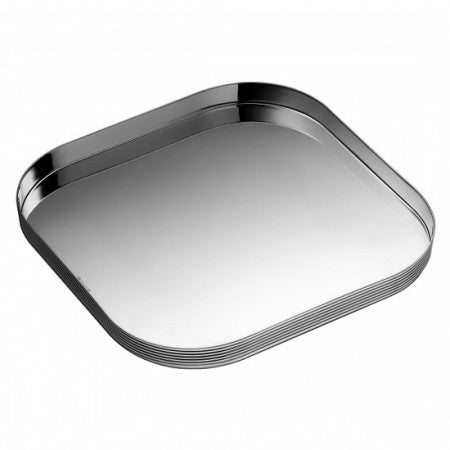 K + T Silver Plated Square Tray
