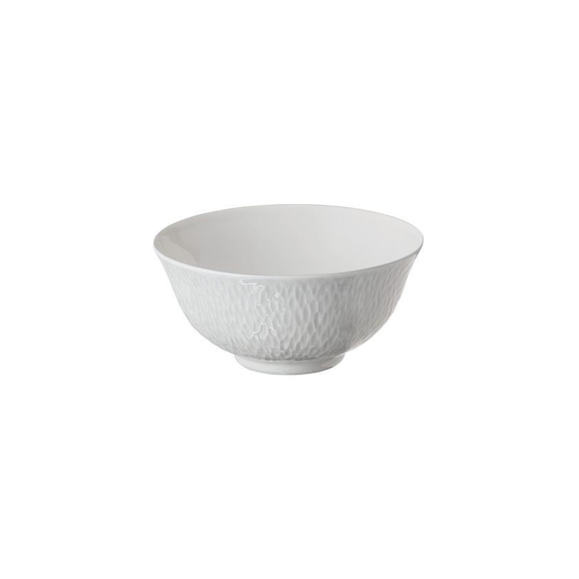 Mineral Irise White Chinese Small Soup Bowl
