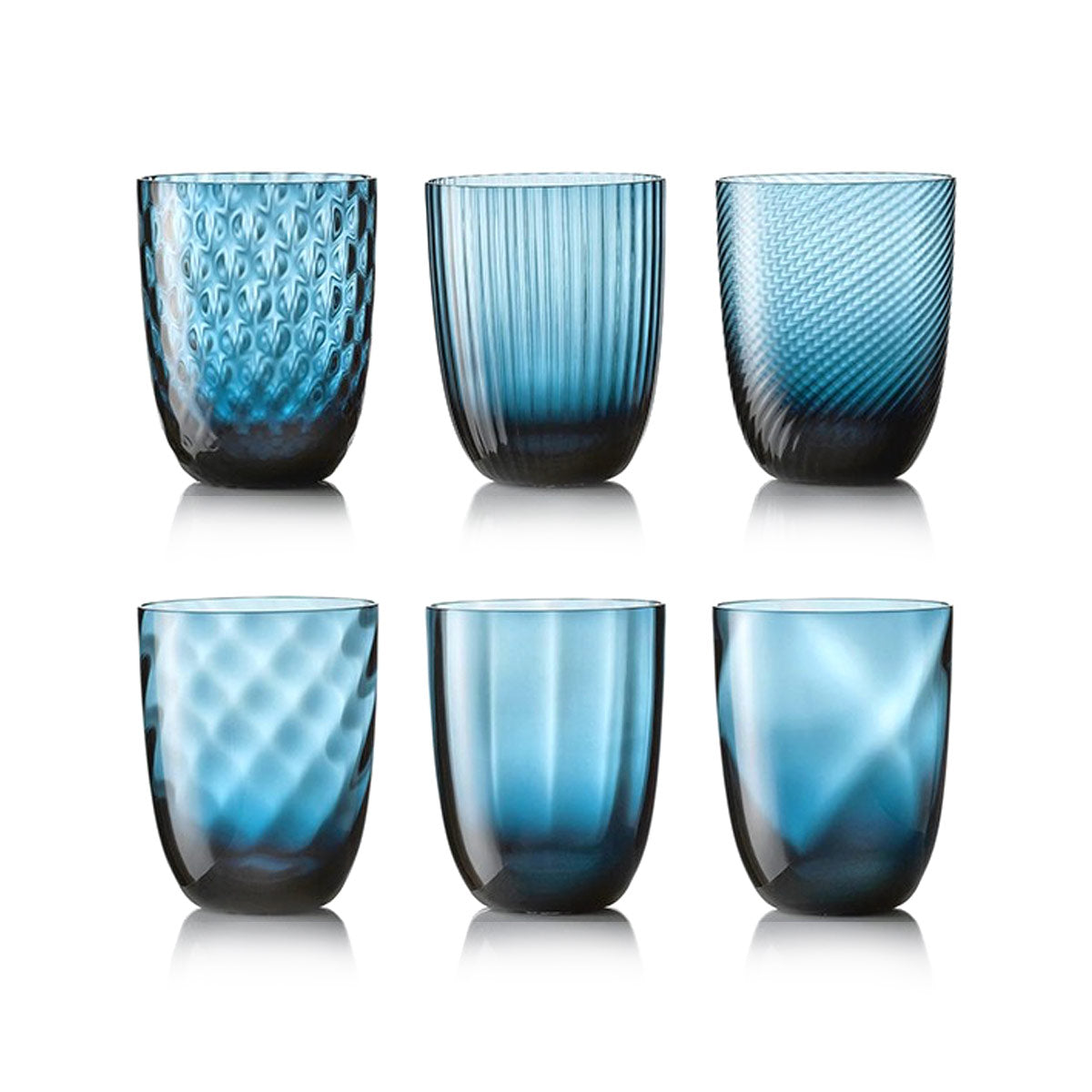 Bambus Party Water Glass, Set of 6 - Jung Lee NY