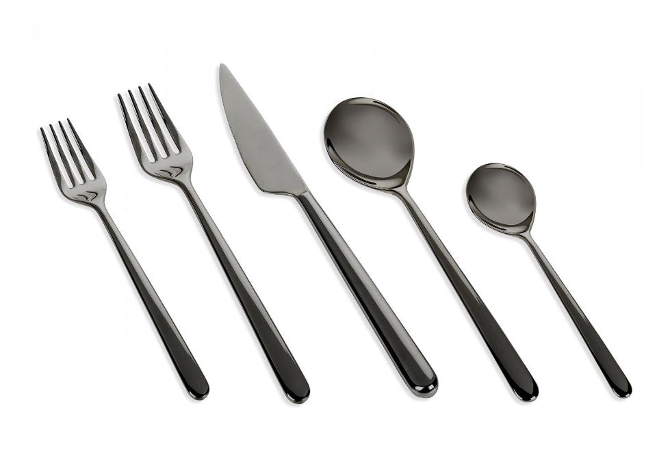 Sambonet Hannah 5 Piece Stainless Steel Silverware Set - Jung Lee NY