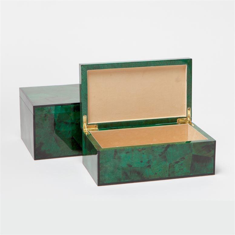 Brielle Emerald Shell Box
