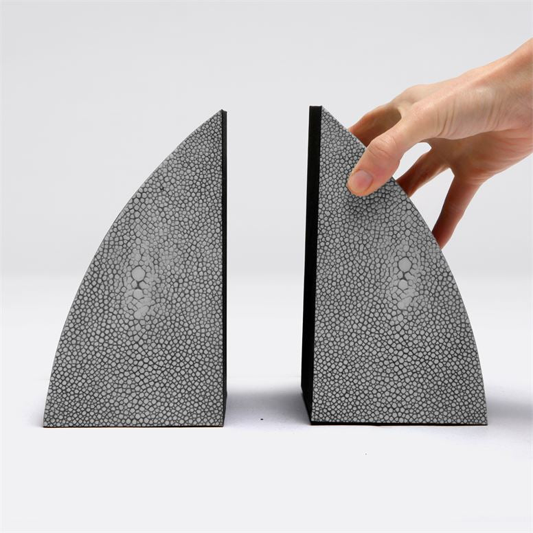 Worton Cool Grey Bookends