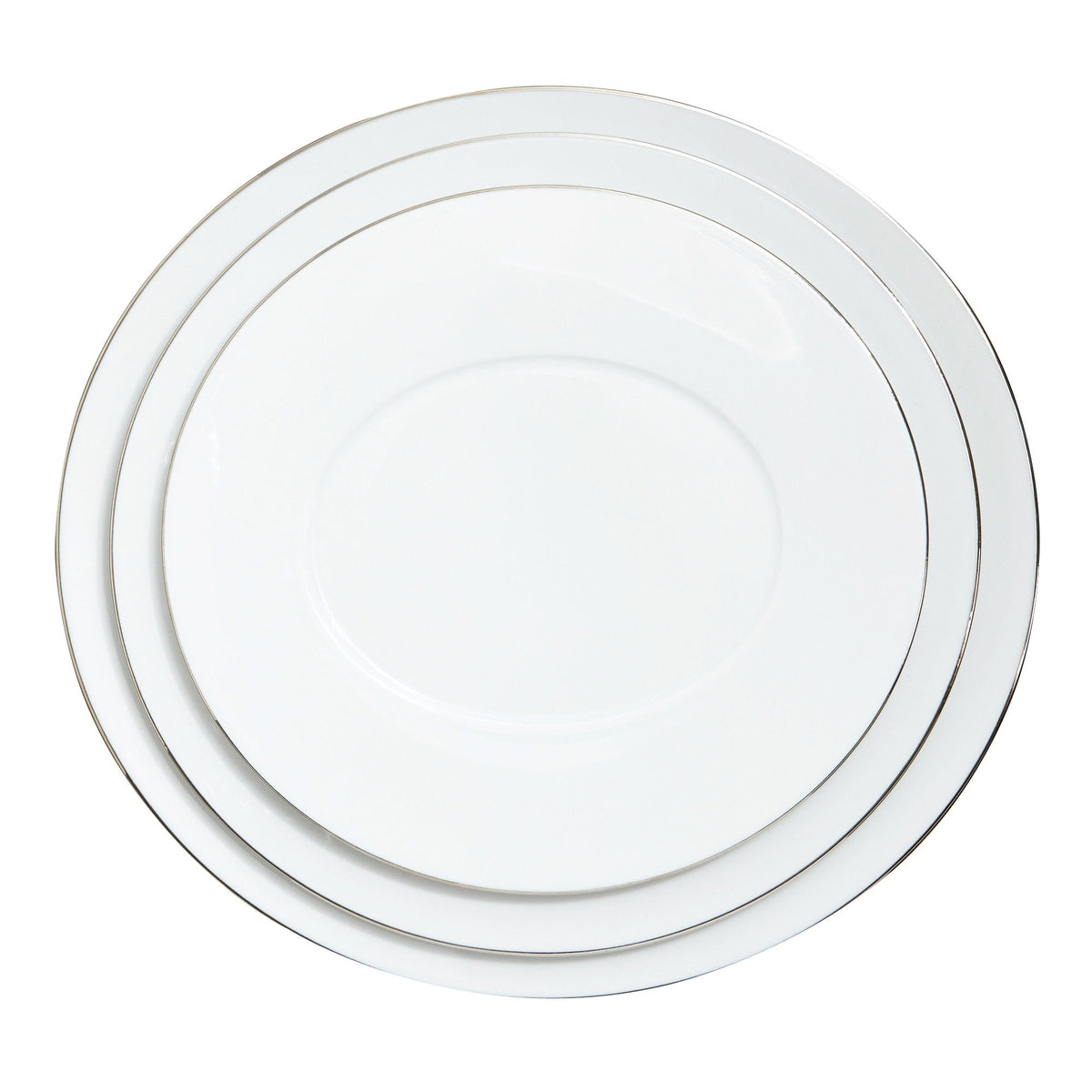 Epure Platinum Oval Charger Plate