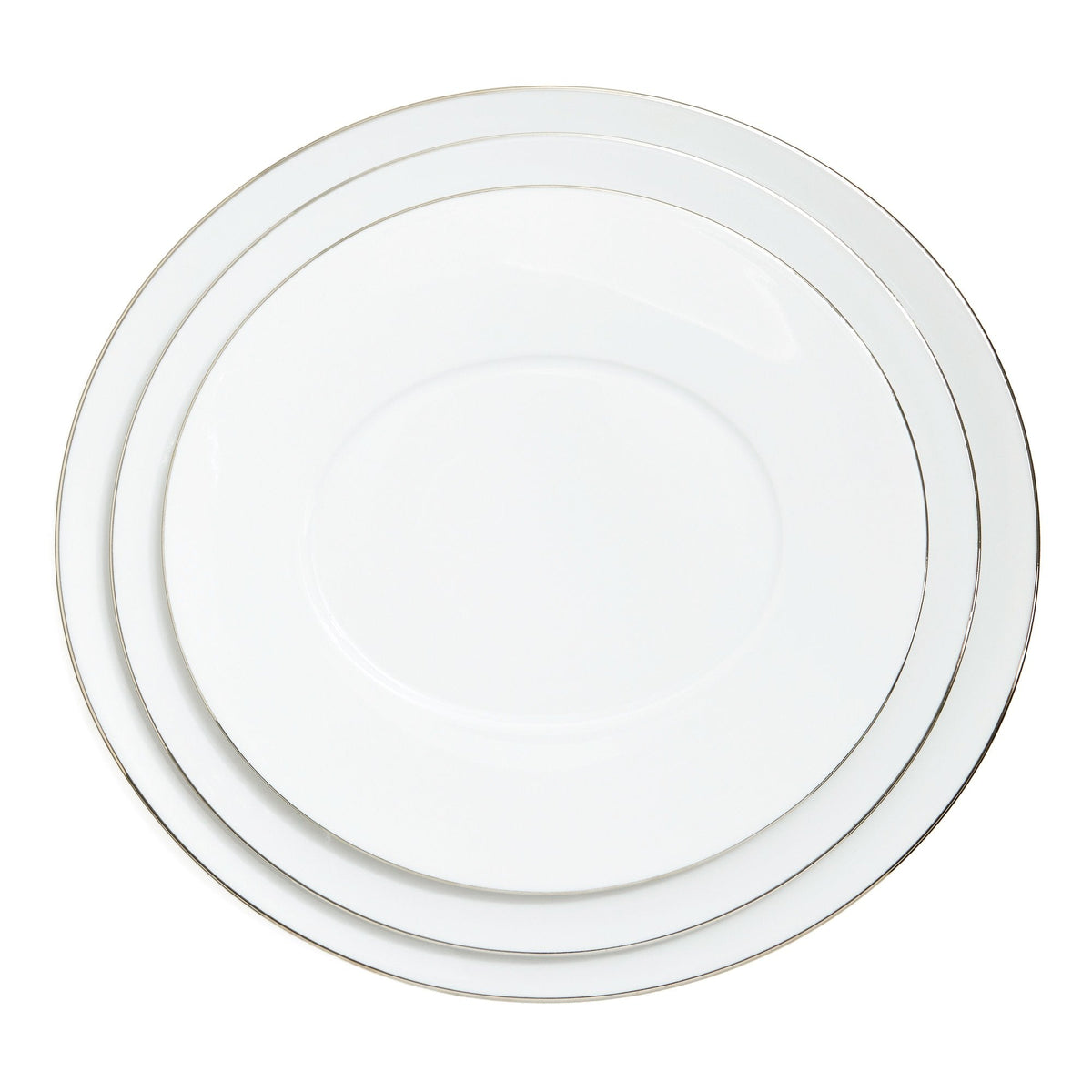 Epure Platinum Oval Dessert Plate