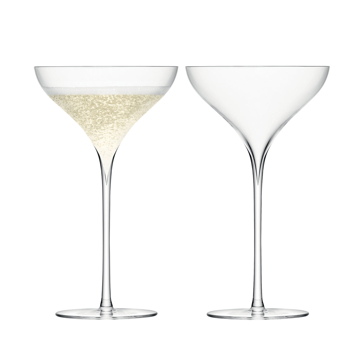 Savoy Champagne Glasses, Set of 2
