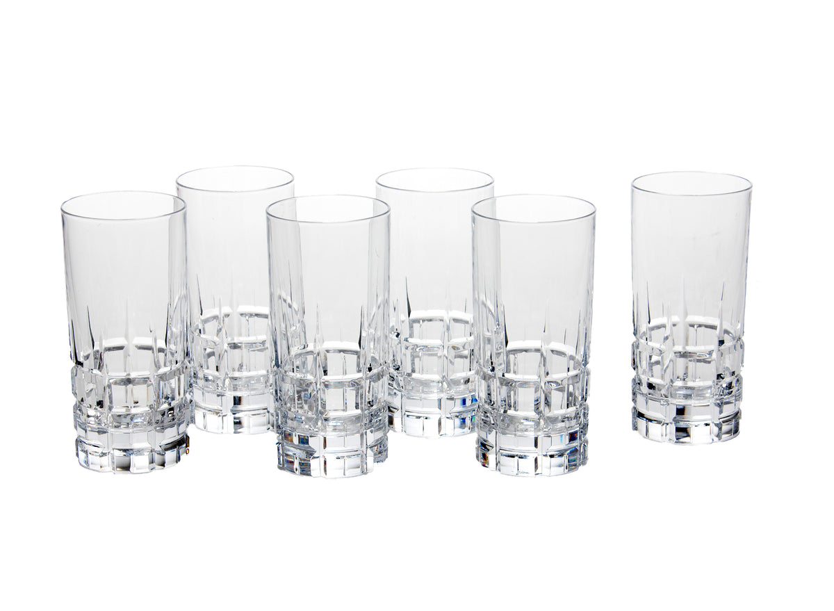 Set of 6 Diamant High Ball Glasses