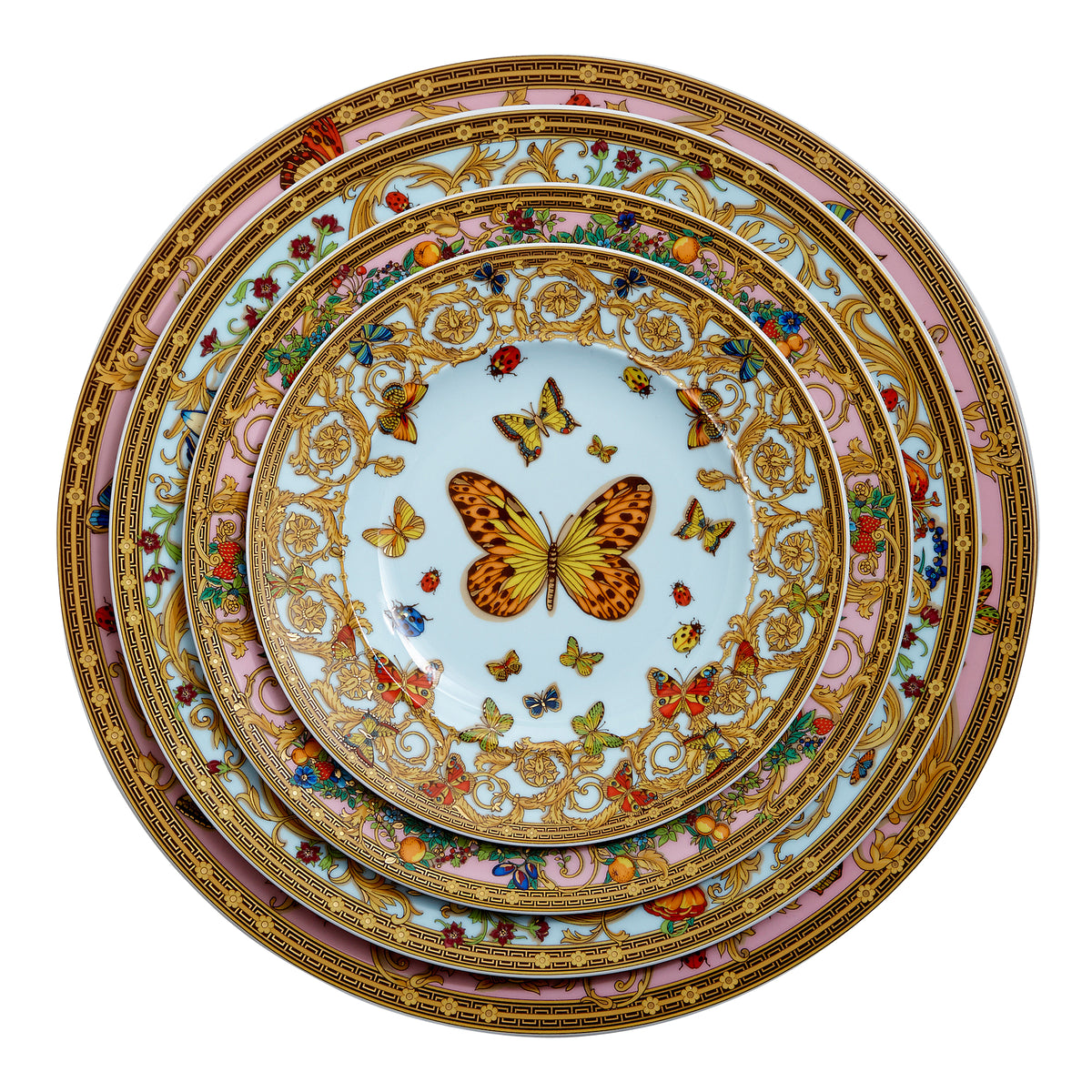 Butterfly Garden Porcelain Salad Plate