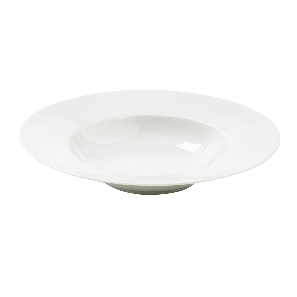 Medaillon White Porcelain Pasta Plate