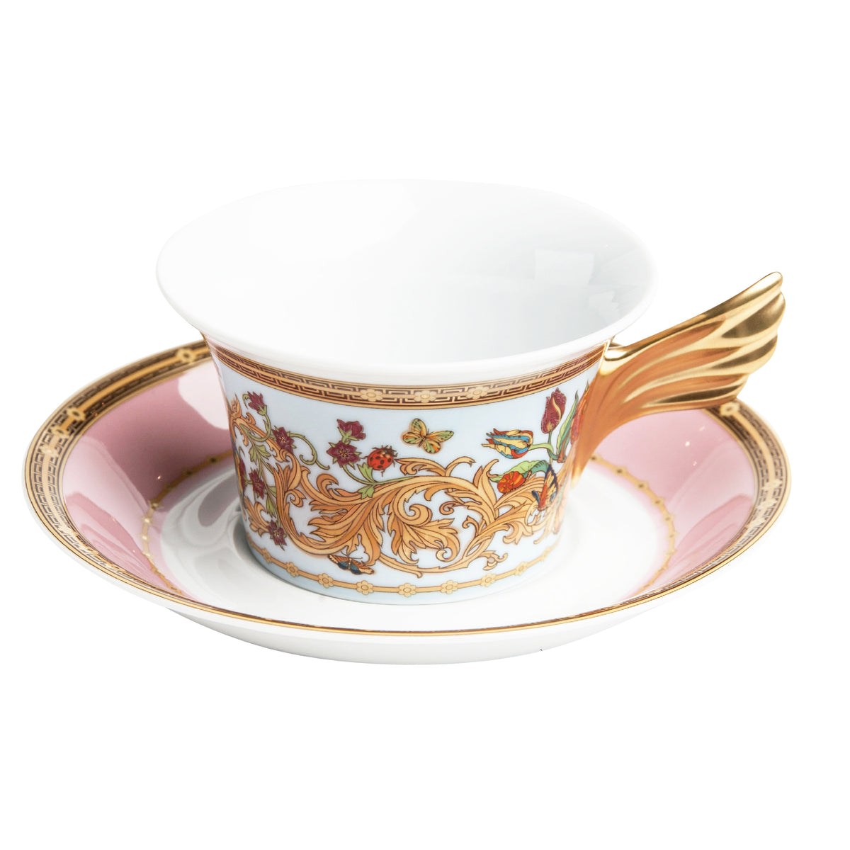 Butterfly Garden Porcelain Cup and Saucer