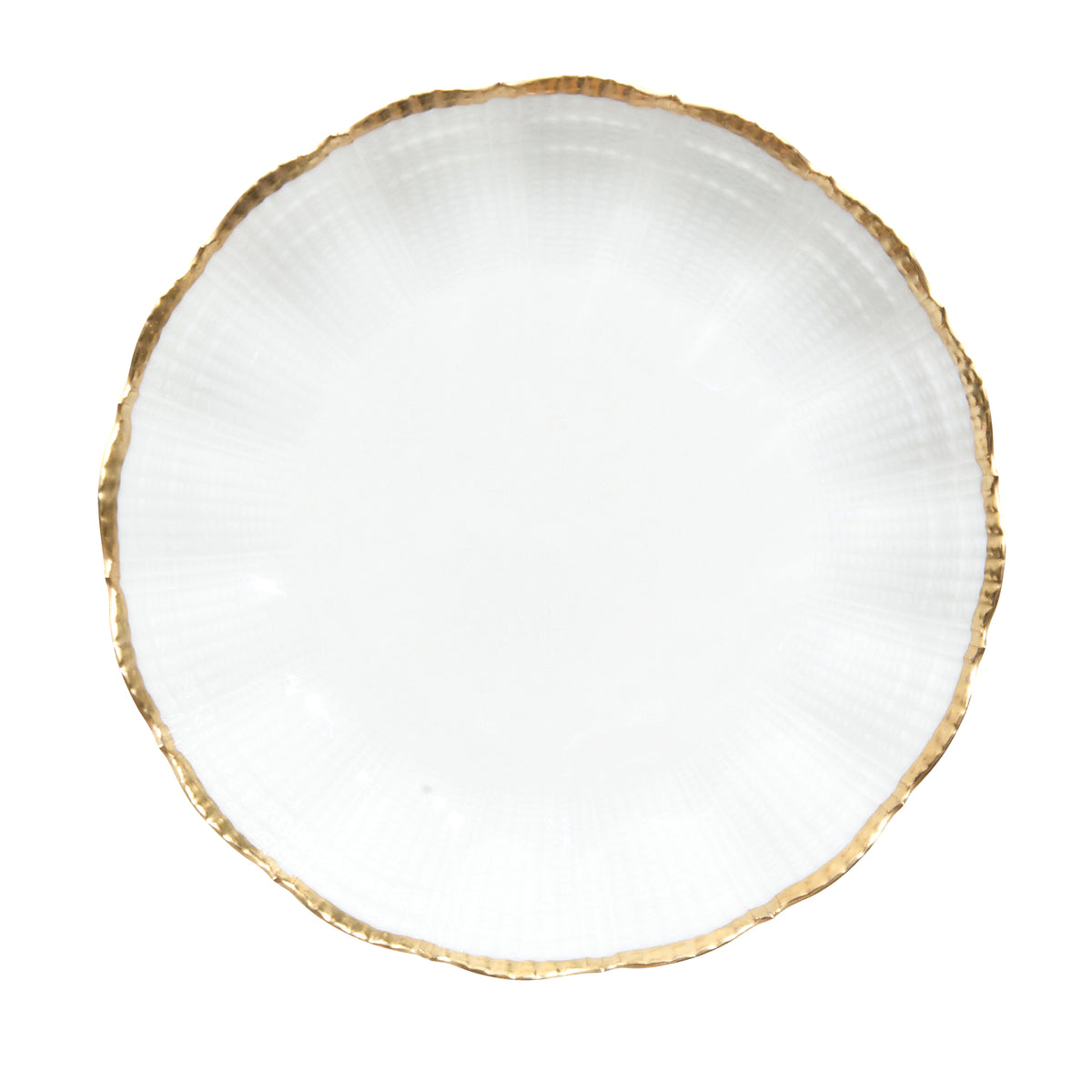 Corail Or Porcelain Deep Plate