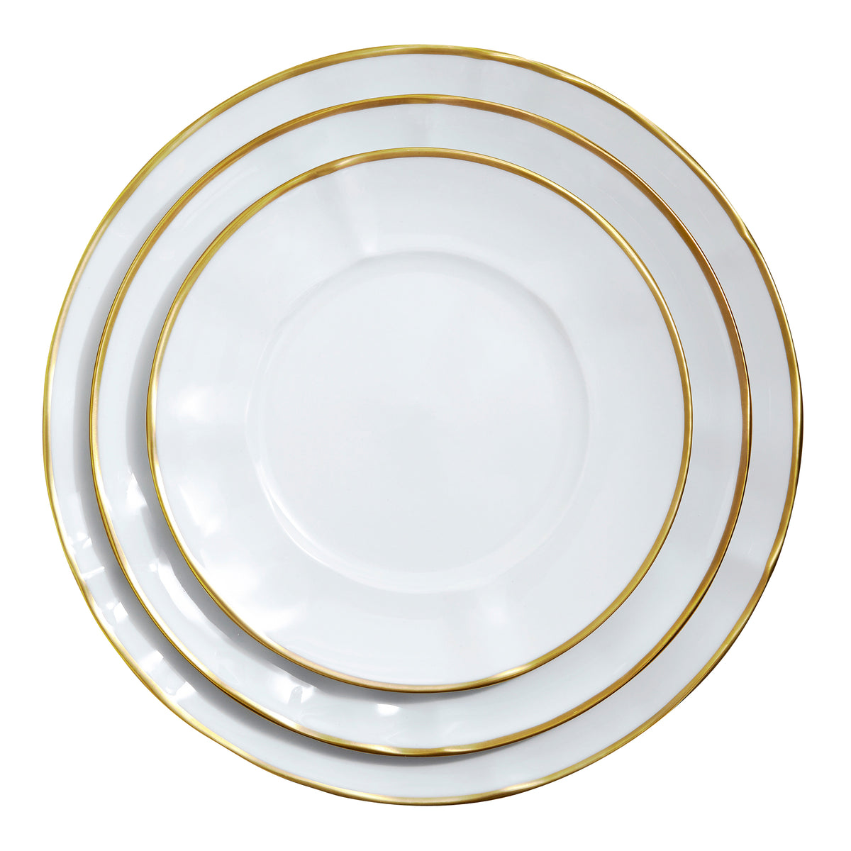 Simply Elegant Gold Dinner Plate