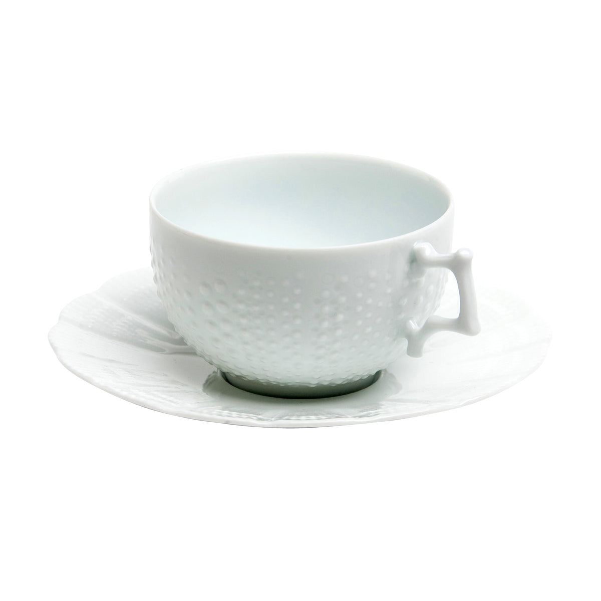 Corail Porcelain Tea Cup and Saucer