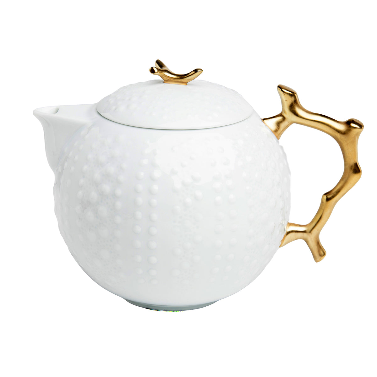 Corail Or Porcelain Tea Pot