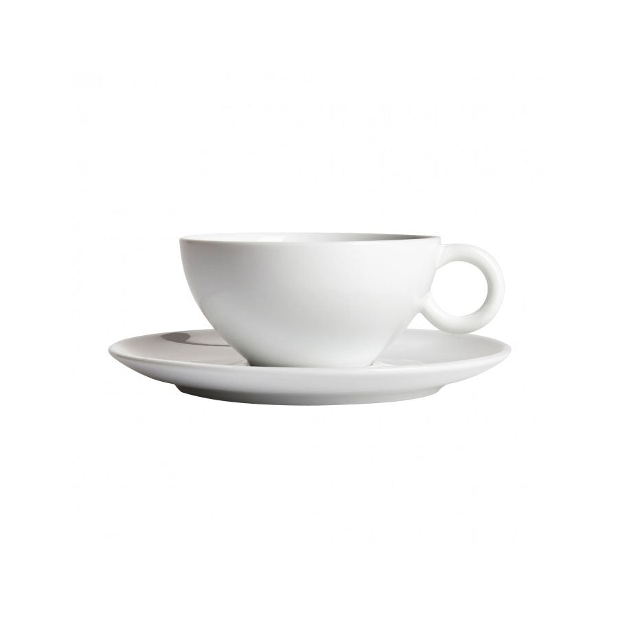 Moa White Cup with Saucer (D)