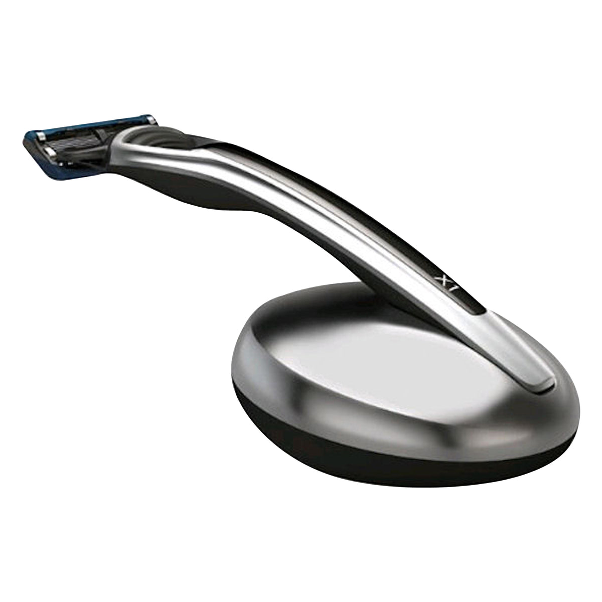 X1 Argent Black Fusion Razor and Stand