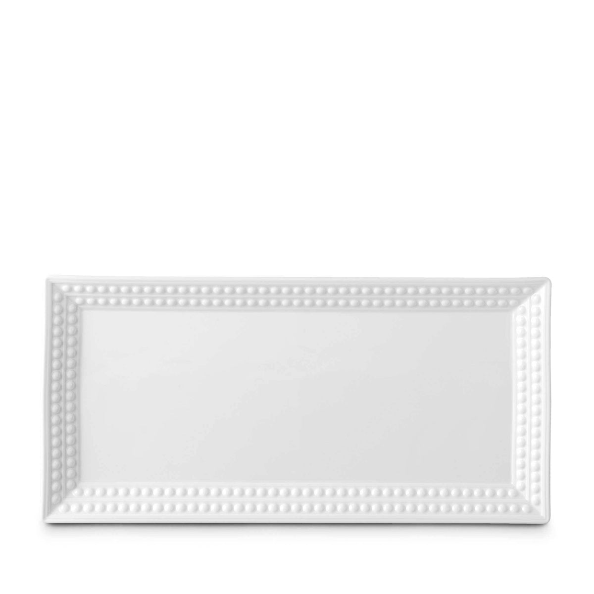 Perl̩e White Rectangular Platter