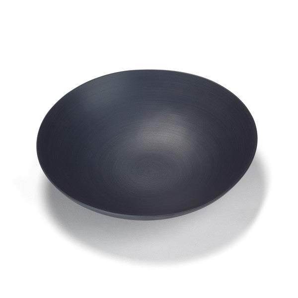 Round Peel Black Micro Bowl