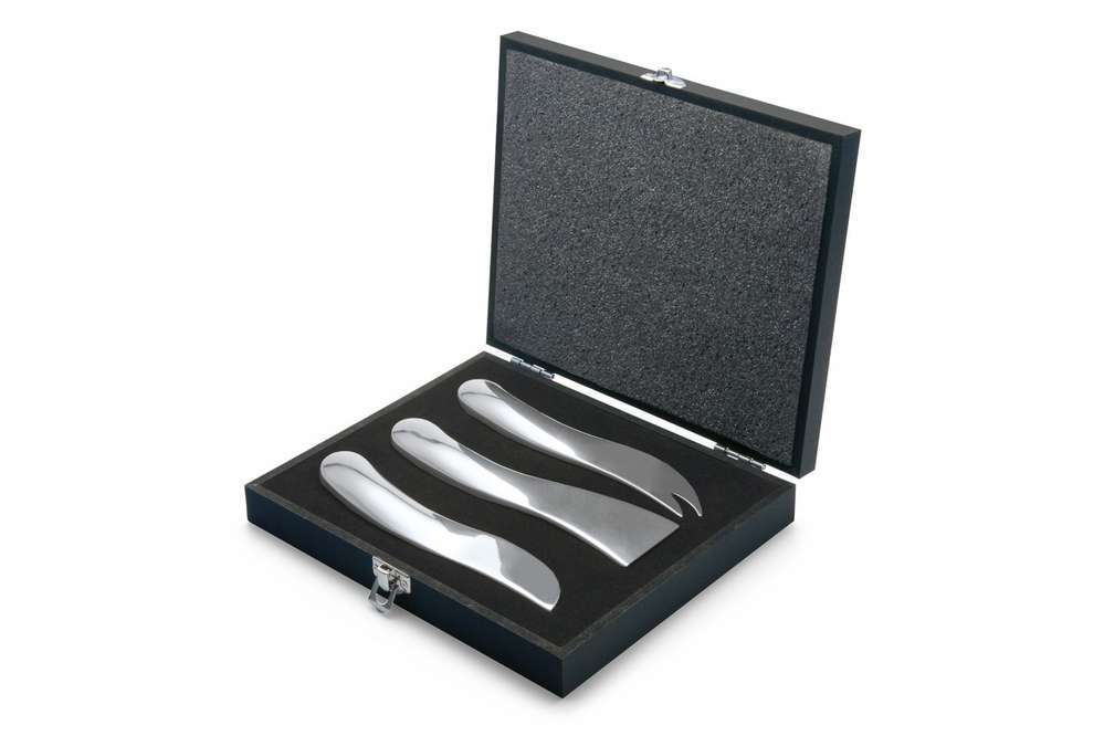 Wave Cheese Knives, Set of 3