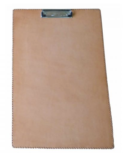 Large Clipboard, Natural Leather