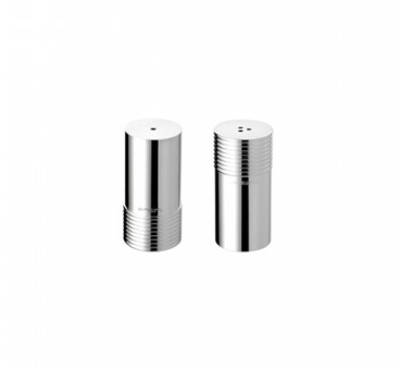 K+T Silver Plated Salt and Pepper Shakers