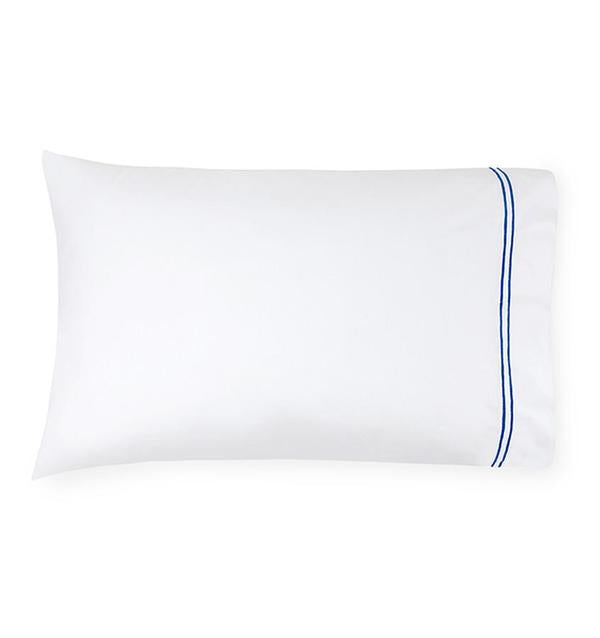 Grande Hotel White/Cornflower Blue King Pillowcase