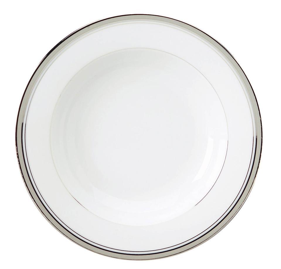 Excellence grey Rim Soup Plate
