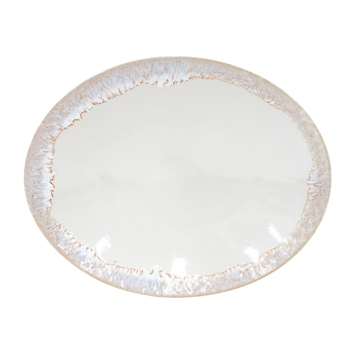 Taormina White Serving Platter