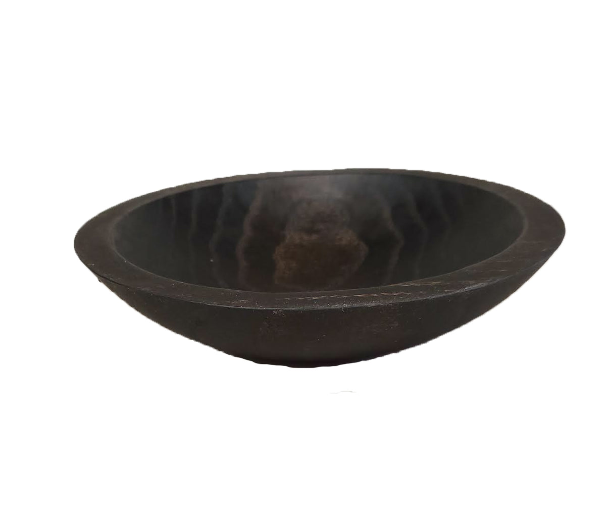 Black Ebonized Round Bowl