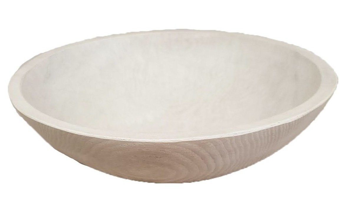 White Pearl Round Bowl