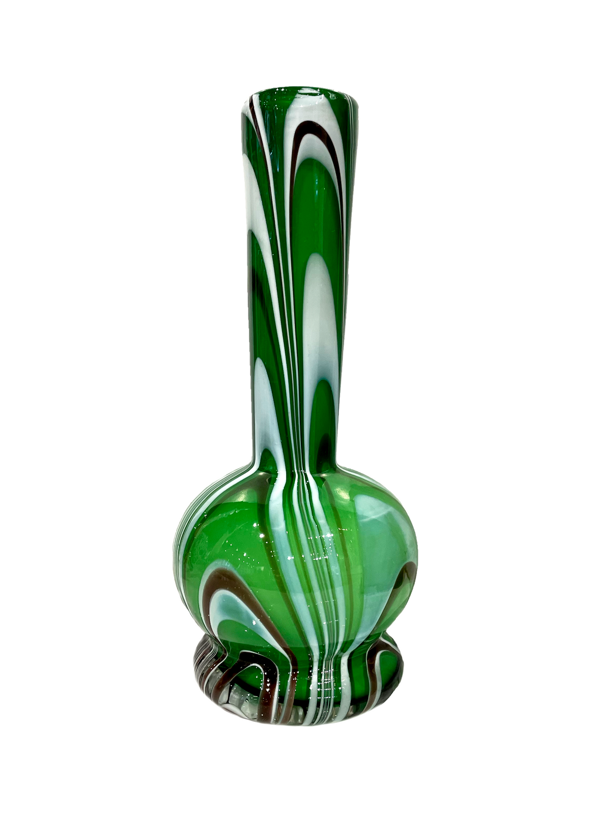 Marbled Green and White  Vase