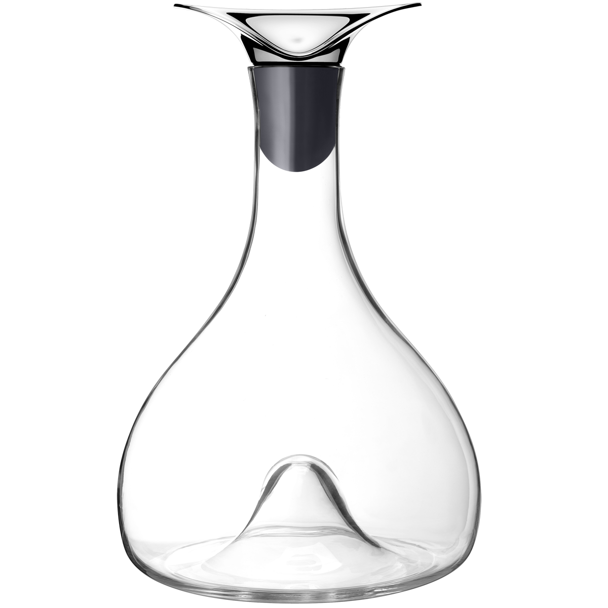 WINE carafe - beautiful glass wine decanter