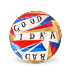 Good / Bad Idea Plate|L'OBJET x Ruan Hoffmann