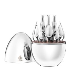 MOOD Silver-Plated 24-Piece Flatware Set