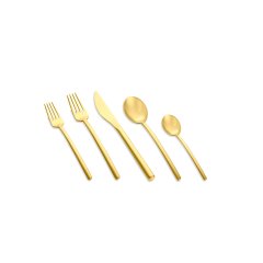 Due Ice Oro Flatware, 5 Piece Set