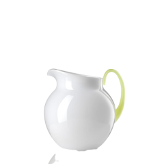 Pallina White Pitcher with Fluorescent Handle