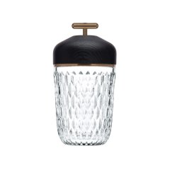 Folia Black Wood Portable Lamp