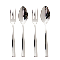 Silhouette Stainless Serving, 4 Piece Set