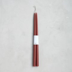 Clay Taper Candles, Set of 2