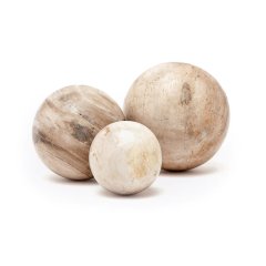 Bram Wood Balls, Set of 3