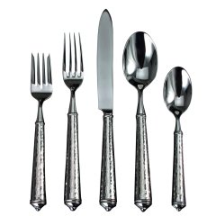 Leopardo Flatware, 5 Piece Set