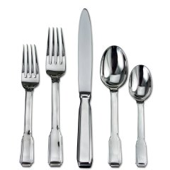 Art Deco Flatware, 5 Piece Set