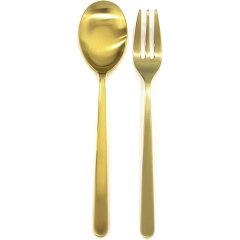 Linea Ice Oro Serving Spoon