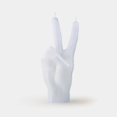 Peace Candle - White