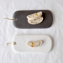 White Small Bread Board