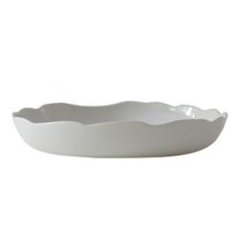 Plume White Pearl Pasta Bowl