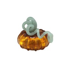 Amber Glass Pumpkin